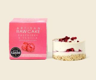 6 x Raspberry & Vanilla Raw Cake | Infused with Lucuma