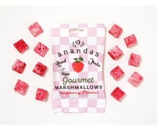 NEW Ananda's Raspberry Marshmallow Bag 45g