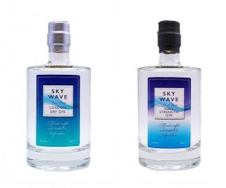 Sky Wave London Dry Gin and Navy Strength Gin Twin Pack