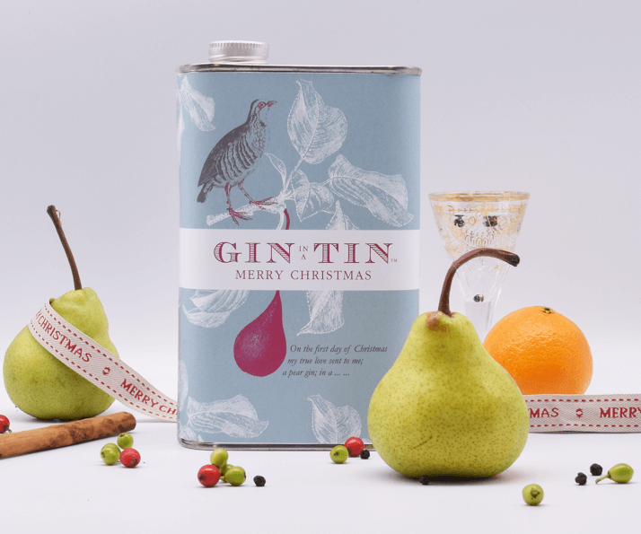  LIMITED EDITION, FESTIVE SPECIAL, PEAR GIN - 50CL TIN
