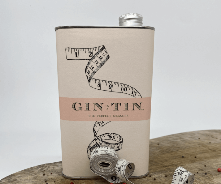  THE PERFECT MEASURE TIN OF GIN - 50CL TIN