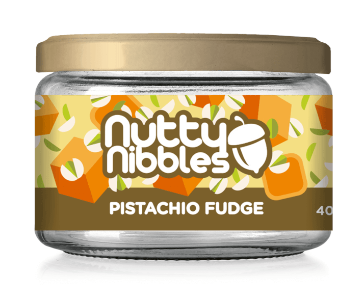 Pistachio Fudge Nutty Nibbles