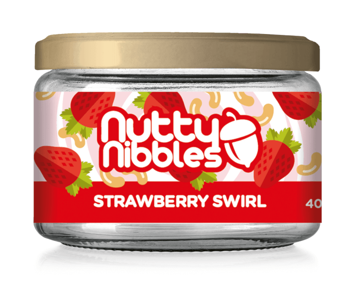 Strawberry Swirl Nutty Nibbles 