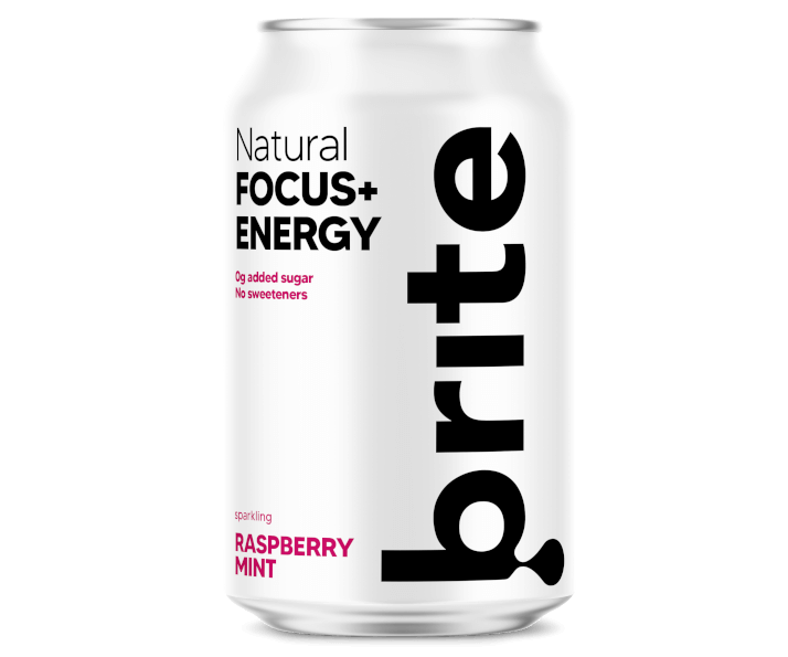 Brite Natural Focus Energy - Raspberry Mint 24 x 330ml