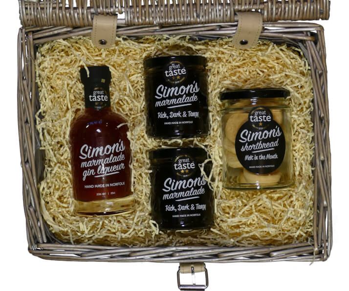 Simon's Hamper No. 1 - marmalade, marmalade gin liqueur & shortbread