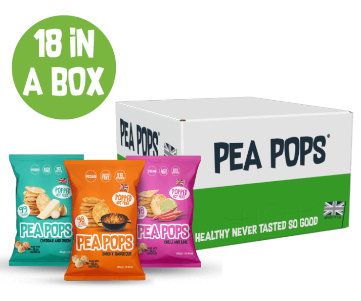 PEA POPS 23g BUNDLE - 6 OF EACH FLAVOUR