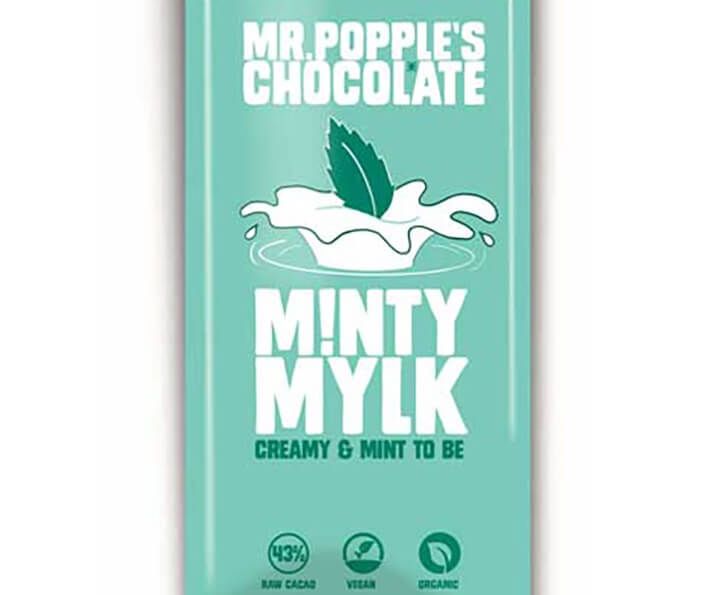 75g – MINTY MYLK – Plant-based, Dairy Free Vegan Milk Chocolate Bar