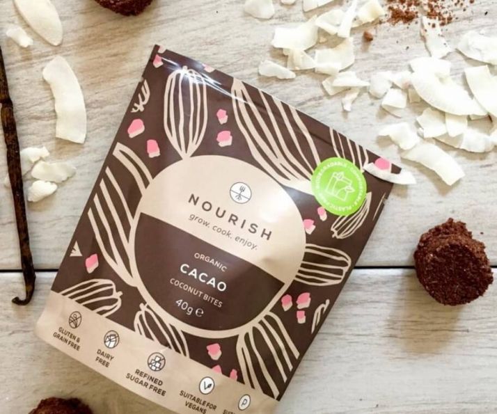 Organic Cacao Coconut Bites - case of 10 x 40g pouches