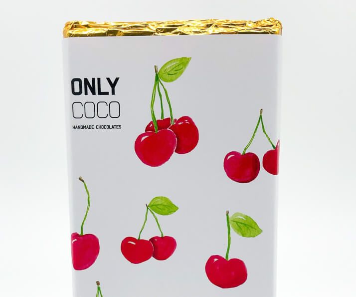 Cherry Dark Chocolate Bar - 64% Peruvian