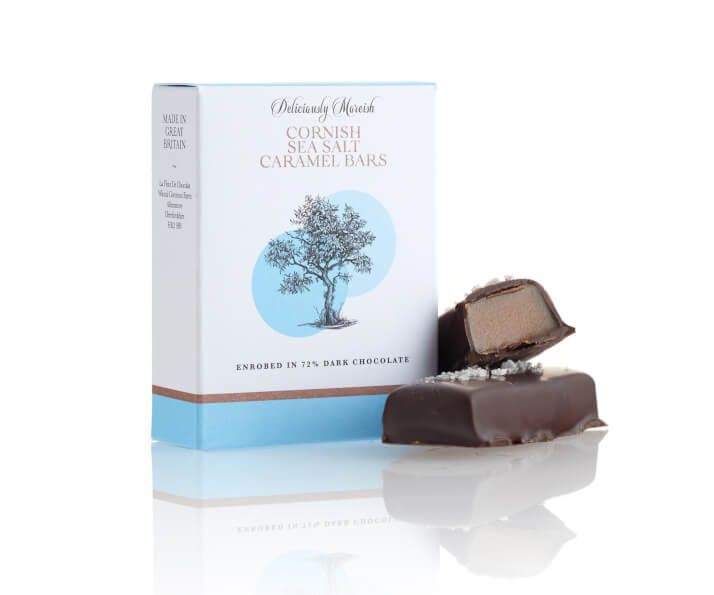 Cornish Sea Salt Caramel Chocolate Bar ( 3 boxes 2 bars per box)