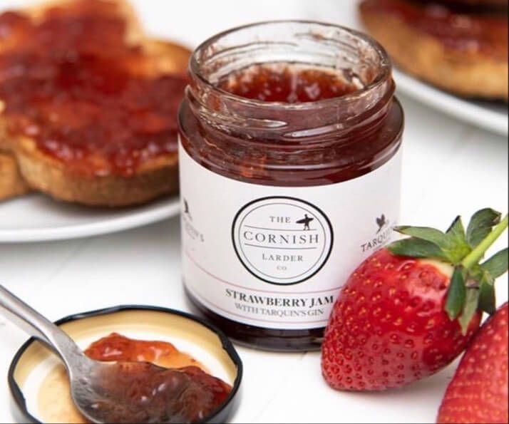 Strawberry Jam with Tarquins Gin