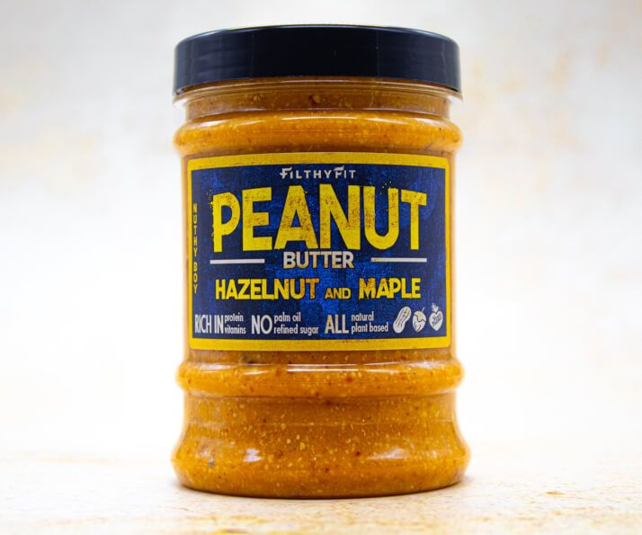 Peanut butter with hazelnut and maple syrup 380g
