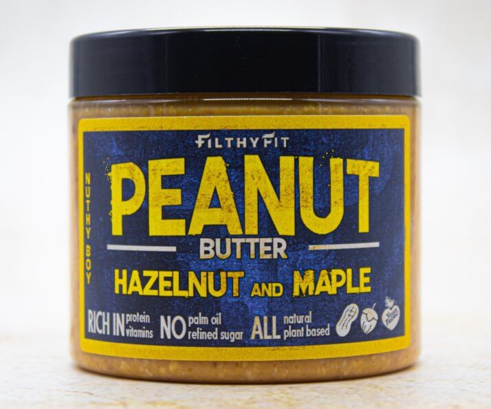 Peanut butter with hazelnut and maple syrup 190g