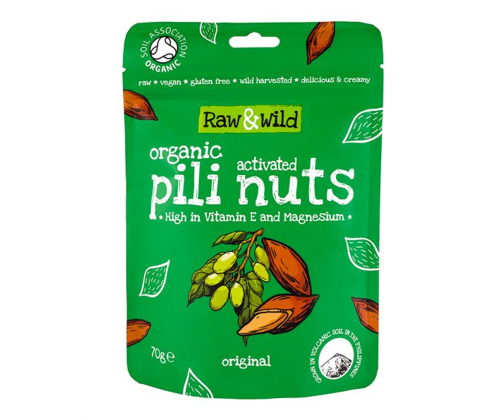 Organic Activated Original Pili Nuts - 70g