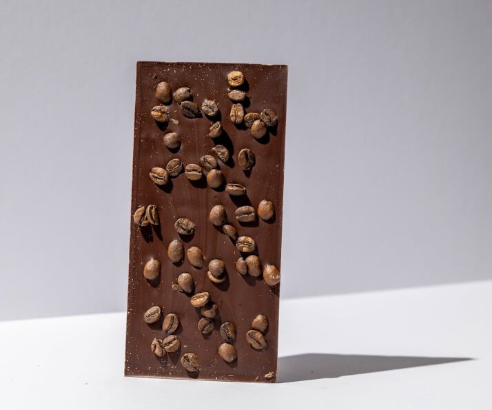 Dark Chocolate Whole Coffee Bean Tablette