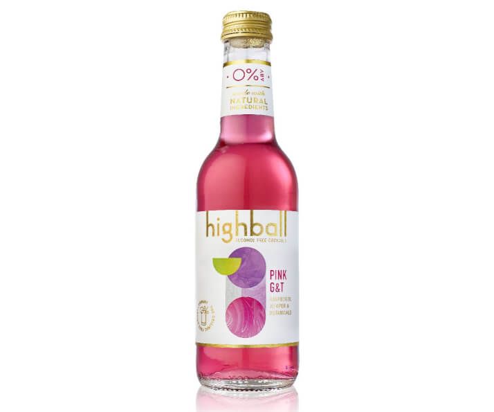 Highball Alcohol Free Cocktails - Pink G&T