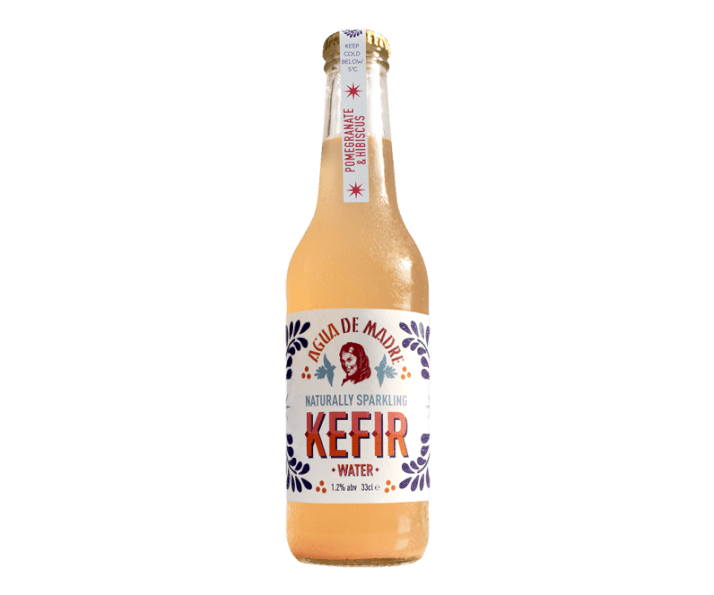 Agua De Madre Pomegranate & Hibiscus Water Kefir 6 x 330ml