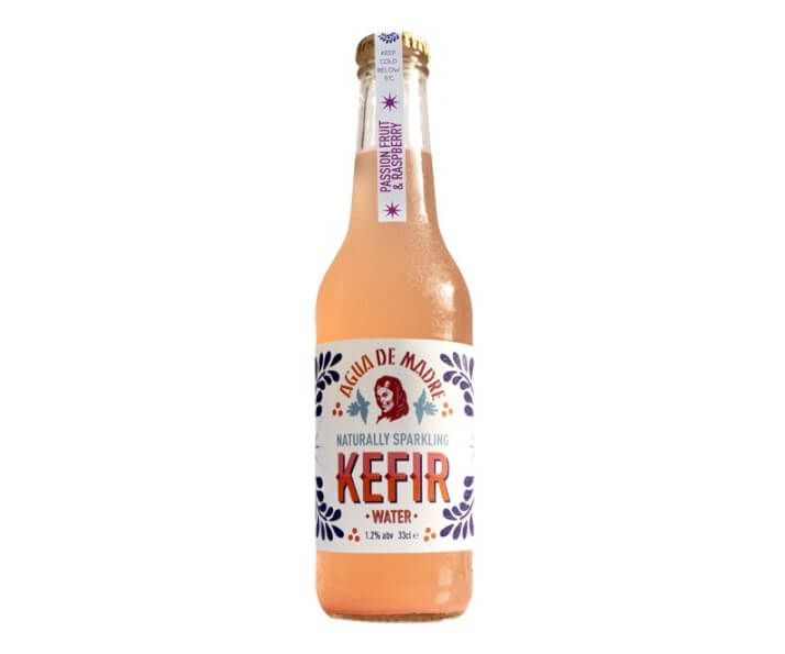 Agua De Madre Passion Fruit & Raspberry Water Kefir 6 x 330ml