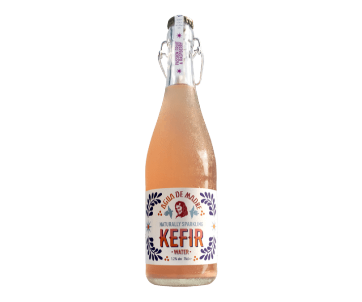 Agua De Madre Passion Fruit & Raspberry Water Kefir 4 x 750ml