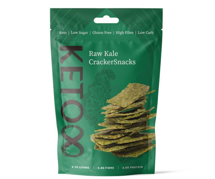 Raw Chee*y Kale Crackers  