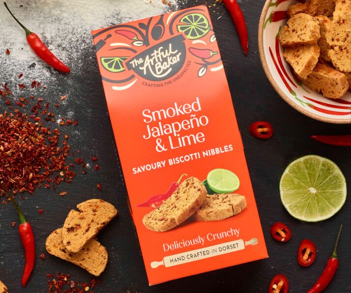 Smoked Jalapeno & Lime Savoury Biscotti Nibbles