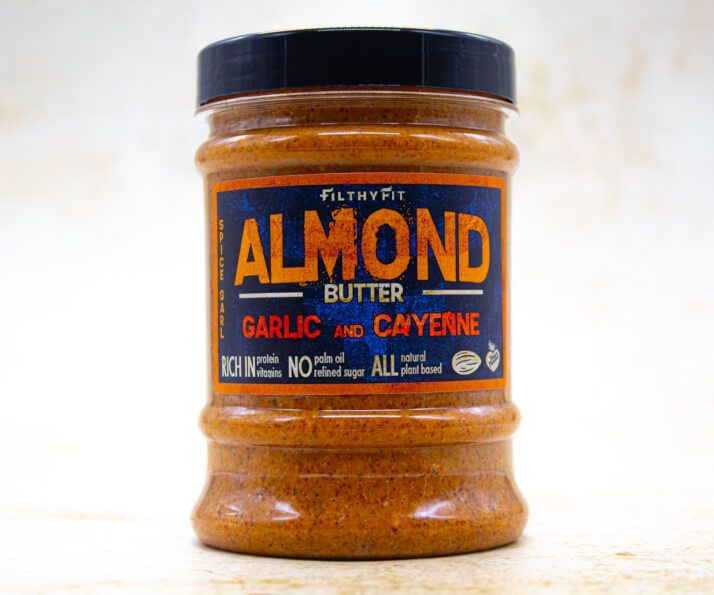 Almond butter with garlic and cayenne pepper 380g