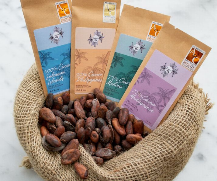 Award-Winning Single Origin Dark Chocolate Bars Handcrafted & Vegan