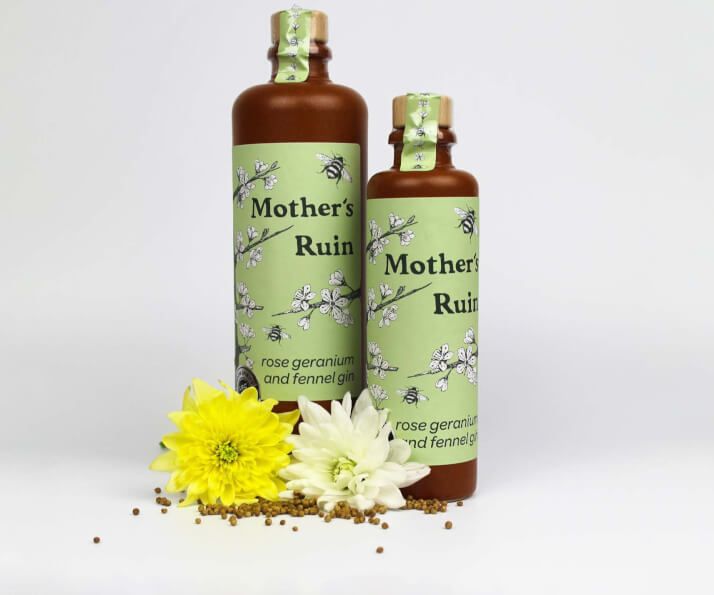 Mother's Ruin Rose Geranium and Fennel Gin