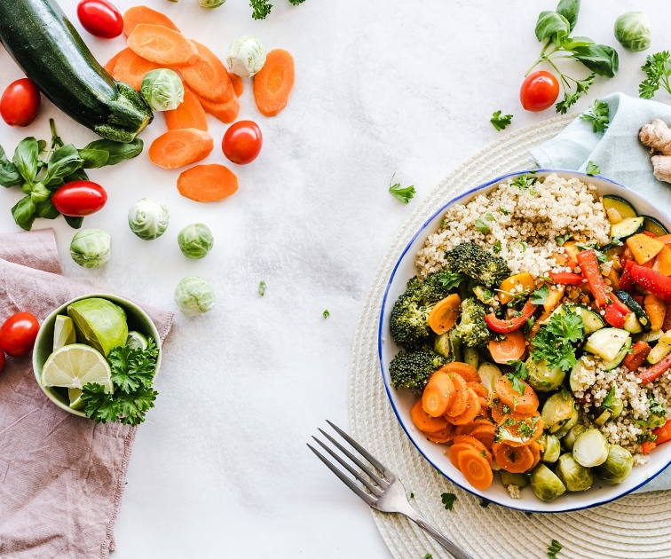 Vegetable Salad in Bowls by Ella Olsson