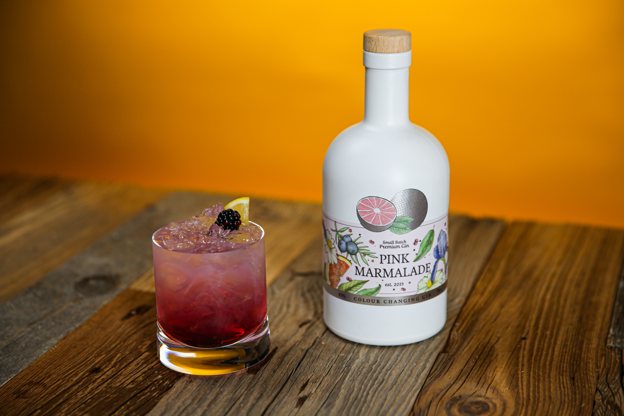 Pink Marmalade Gin Melted Inside